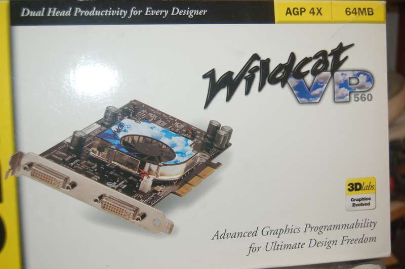 3D LABS WILDCAT GRAPHICS CARD NEW BUT OLDER VINTACE
