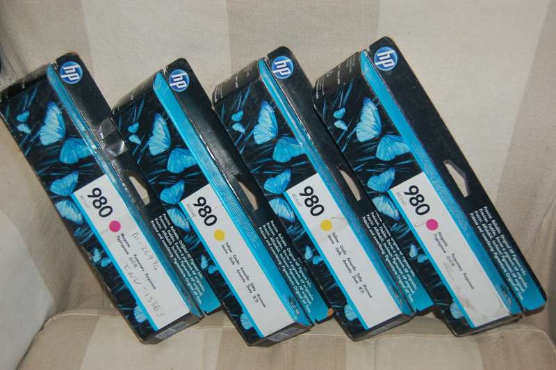 HP PRINT CARTRIDGES FOR PRINTER 980 2 CYAN 2 YELLOW