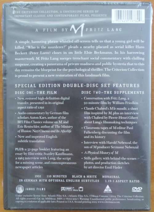 M (The Criterion Collection)