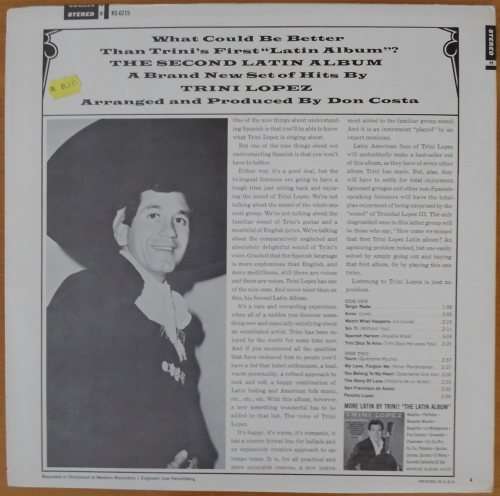 Trini Lopez - The Second Latin Album
