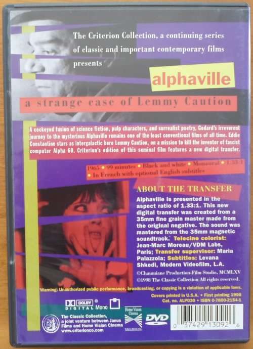 Alphaville (The Criterion Collection)