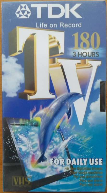 TDK Blank VHS 3 Hour Video Cassette