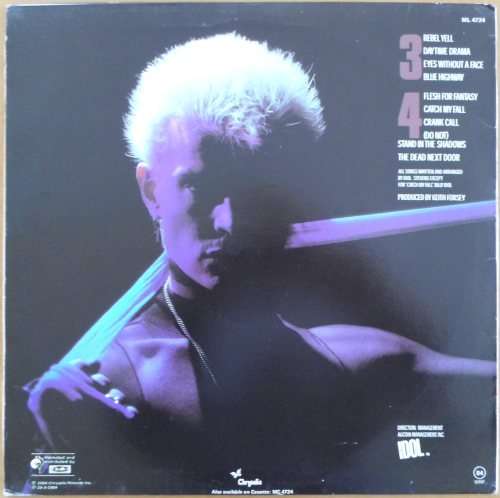 Billy Idol - Rebel Yell