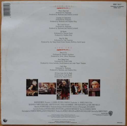Madonna - Who`s That Girl (Original Motion Picture Soundtrack)