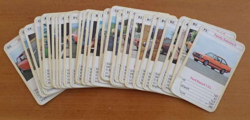 Vintage Ace Trump Game British Cars