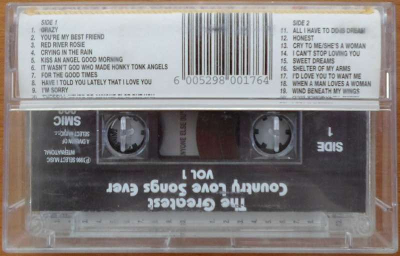 Various Artists - The Greatest Country Love Songs Ever Vol. 1