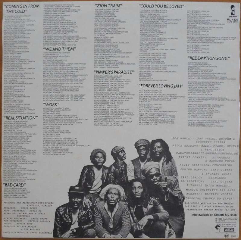 Bob Marley & The Wailers - Uprising