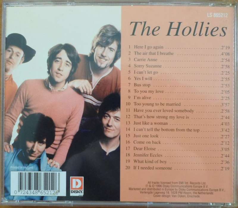 The Hollies - 20 Great Love Songs