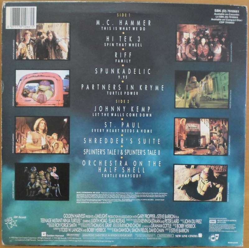 Various Artists - Teenage Mutant Ninja Turtles (The Original Motion Picture Soundtrack)