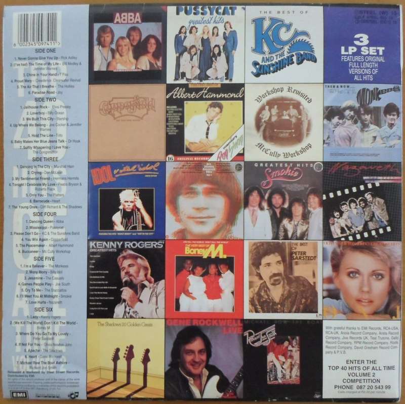Various Artists - Top 40 Hits of All Time Volume 2