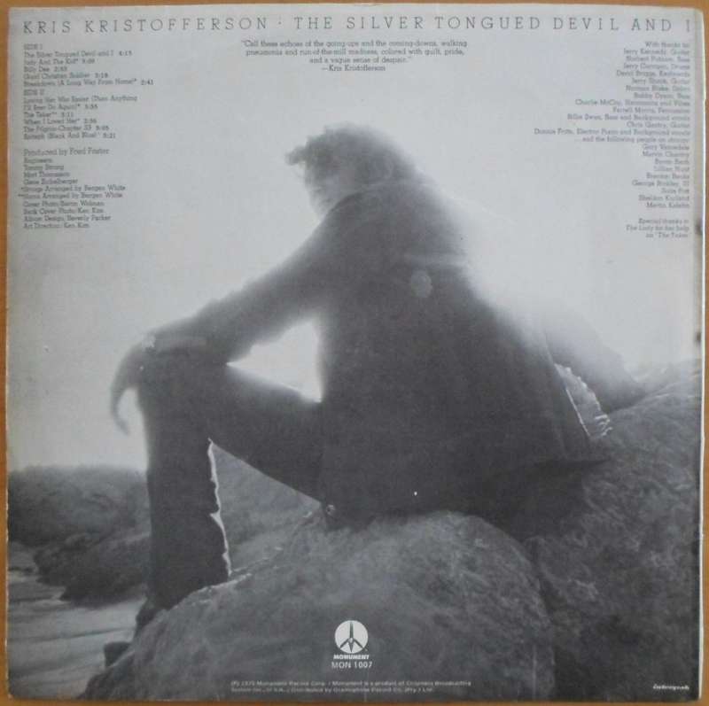 Kris Kristofferson - The Silver Tongued Devil and I