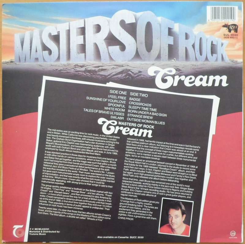Cream - Masters of Rock