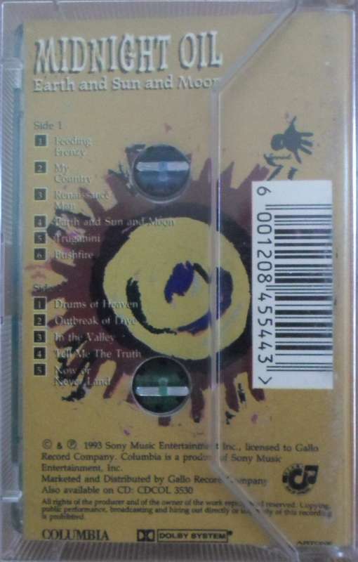 Midnight Oil - Earth and Sun and Moon