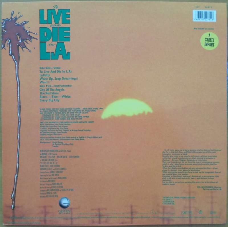Wang Chung - To Live and Die in L.A. (Original Motion Picture Soundtrack)