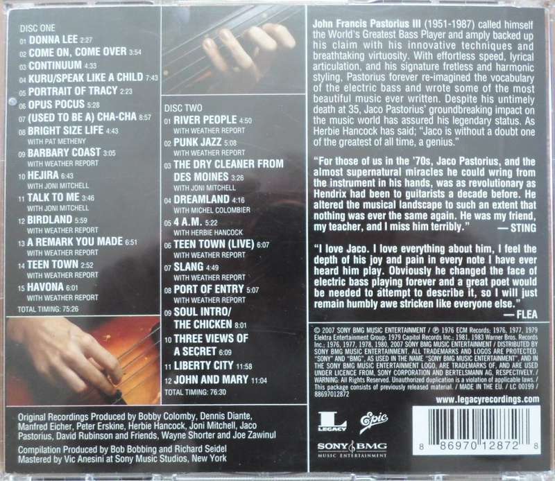 Jaco Pastorius - The Essential Jaco Pastorius
