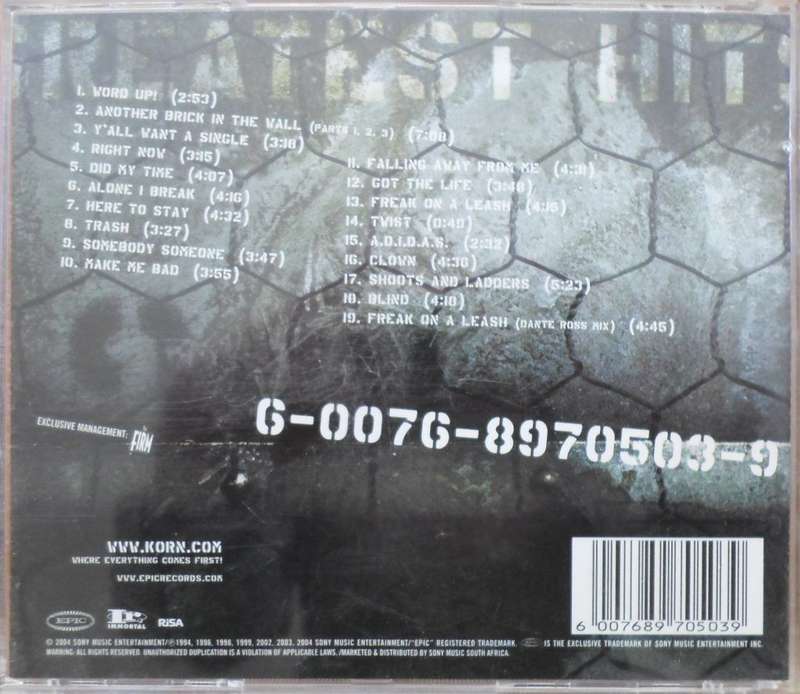 Korn - Greatest Hits Vol. 1