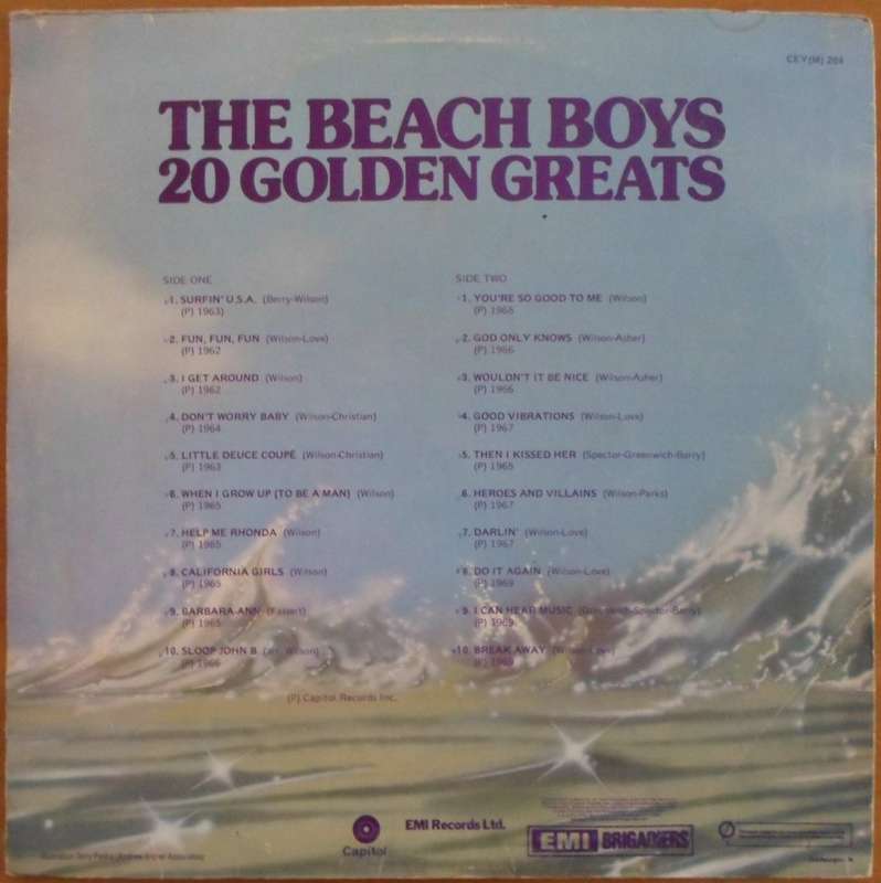 The Beach Boys - 20 Golden Greats
