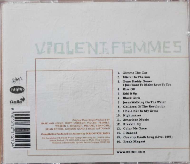 Violent Femmes - Permanent Record: The Very Best of Violent Femmes