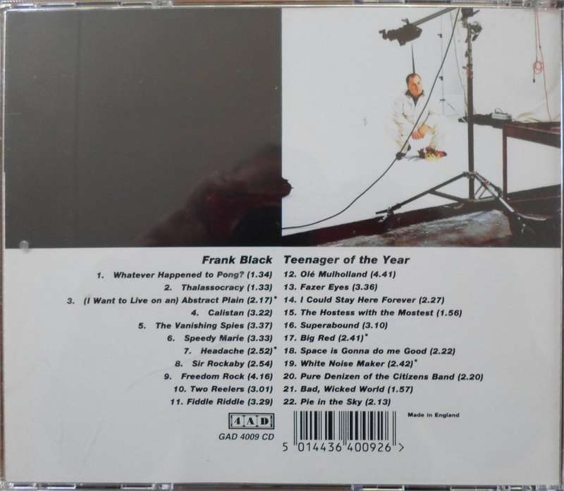 Frank Black - Teenager of the Year