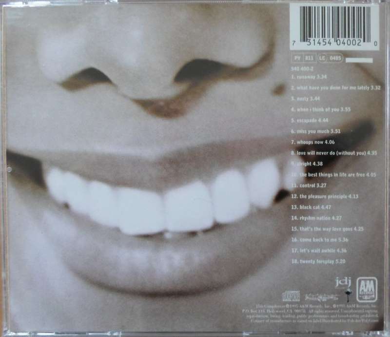 Janet Jackson - Design of a Decade 1986/1996