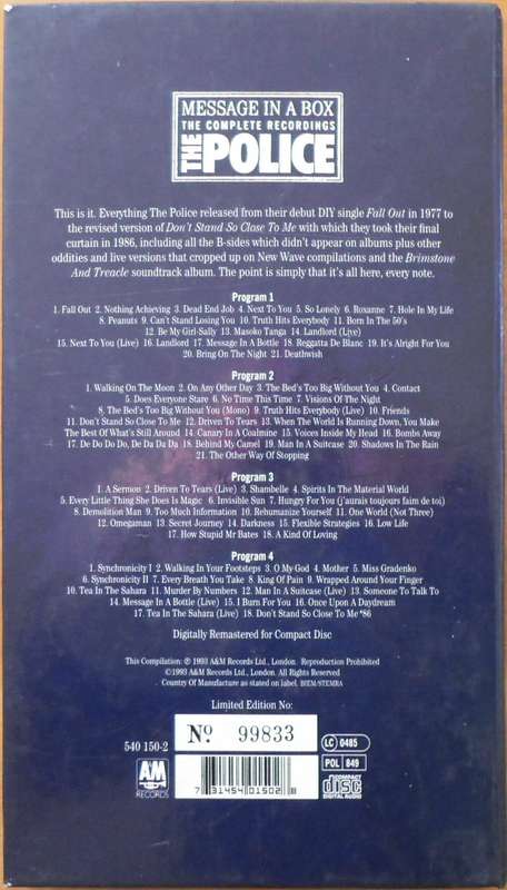 The Police - Message in a Box (The Complete Recordings)