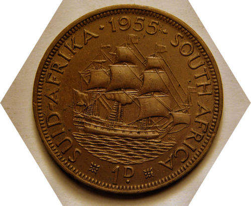1955 1d penny. price 50% reduced!