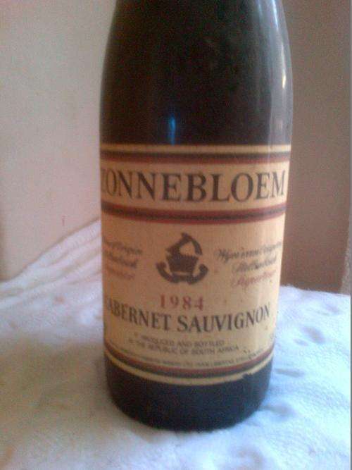 1984 Zonnebloem Cabernet Sauvignon