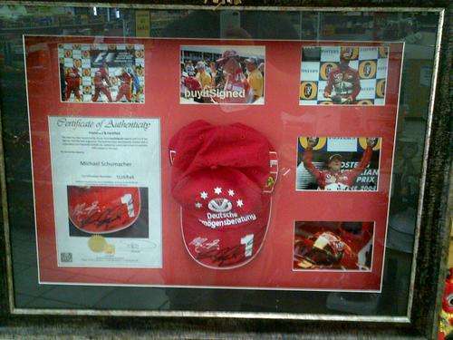 MICHAEL SCHUMACHER SIGNED CAP