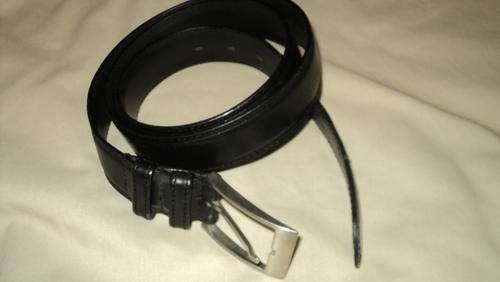BLACK LEATHER BELT