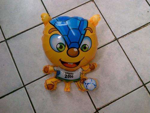 BALLOON BRAZIL 2014 SOCCER MASCOT FULECO