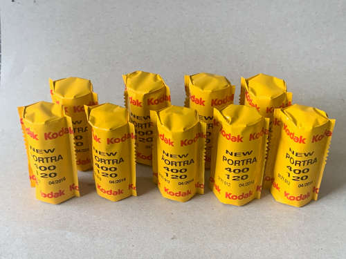 Kodak Portra 400 Colour Film (9 Rolls) 120 Format C41 Process