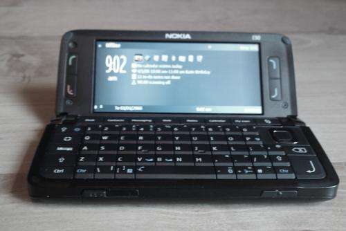 Nokia E90 - with Garmin Mobile XT