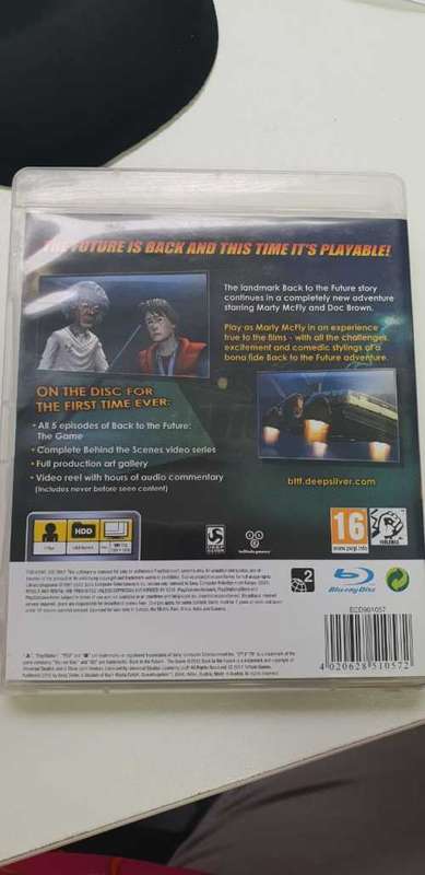 PS3 Back to the Future The Game