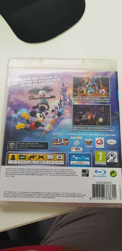 PS3 Disney Epic Mickey 2 The Power of Two
