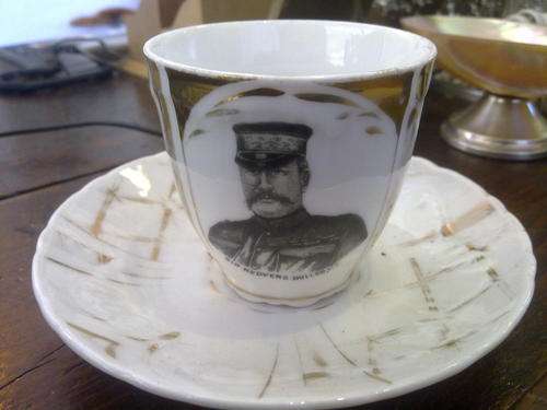 RARE!!! Boer WAR cup & saucer of Sir Redvers Buller, VC