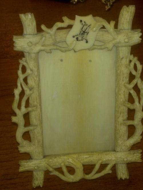 Beautiful Victorian Ivory frame. WOW!!!!!