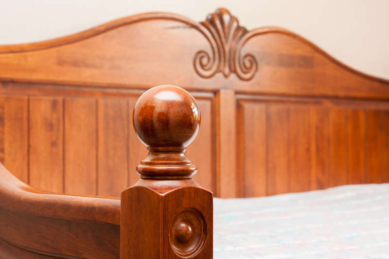 Single Day Bed with Mattress - Imported Ornate Solid Wood