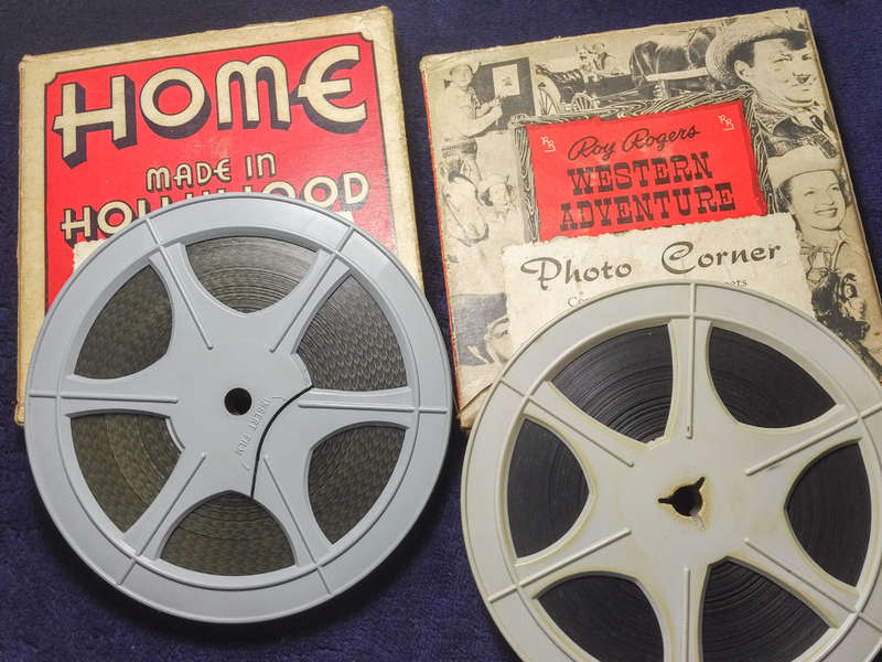 Vintage 8 mm Black & White Movies