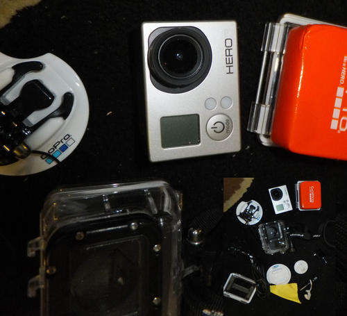 Gopro Hero 3 white + lcd backpack