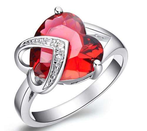 beautiful heart ring