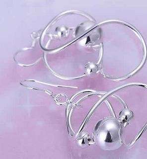 Beautiful silver earrings - local stock hot selling!!