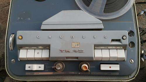 old german tape recorder player 1960's grundig tk42 - high value ???