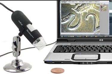 Usb microscope - nice!! see actual enlargement photos - ideal for gems, plants, etc 25x - 200x