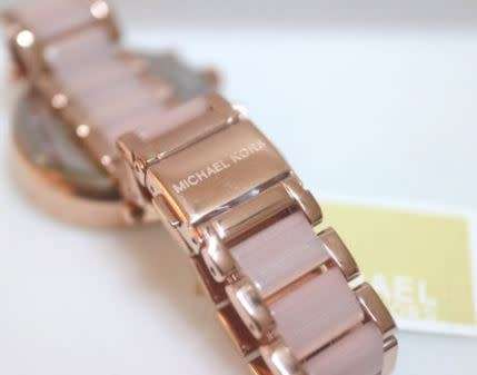 Michael Kors Female designer Parker crystal watch Luxury high end rosegold