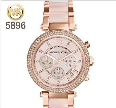 Michael Kors Female designer Parker crystal watch Luxury high end rosegold