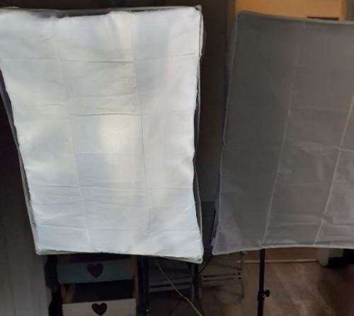 soft box photography kit 4 piece set with globes and stands