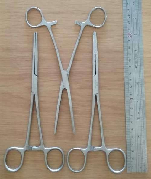 Stainless steel feeding Hemostats