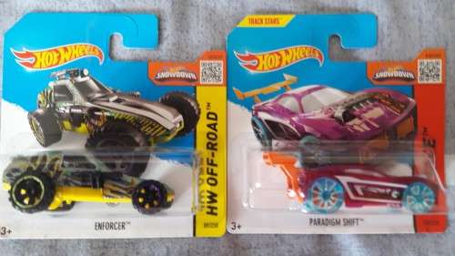 Hot Wheels Treasure Hunts Paradigm Shift & Enforcer 2015