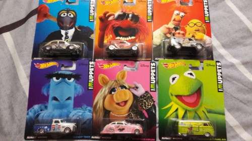 Hot Wheels Muppet Set + Flintstones + Spongebob