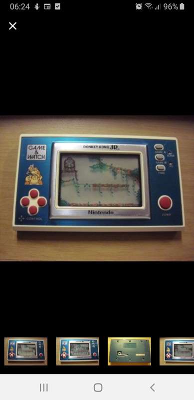 NINTENDO GAME AND WATCH DONKEY KONG JR.